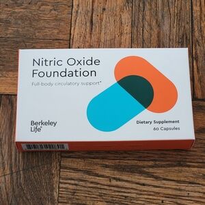 Berkeley Life Professional Nitric Oxide Booster FREE SHIP 60 Capsules 03/2027